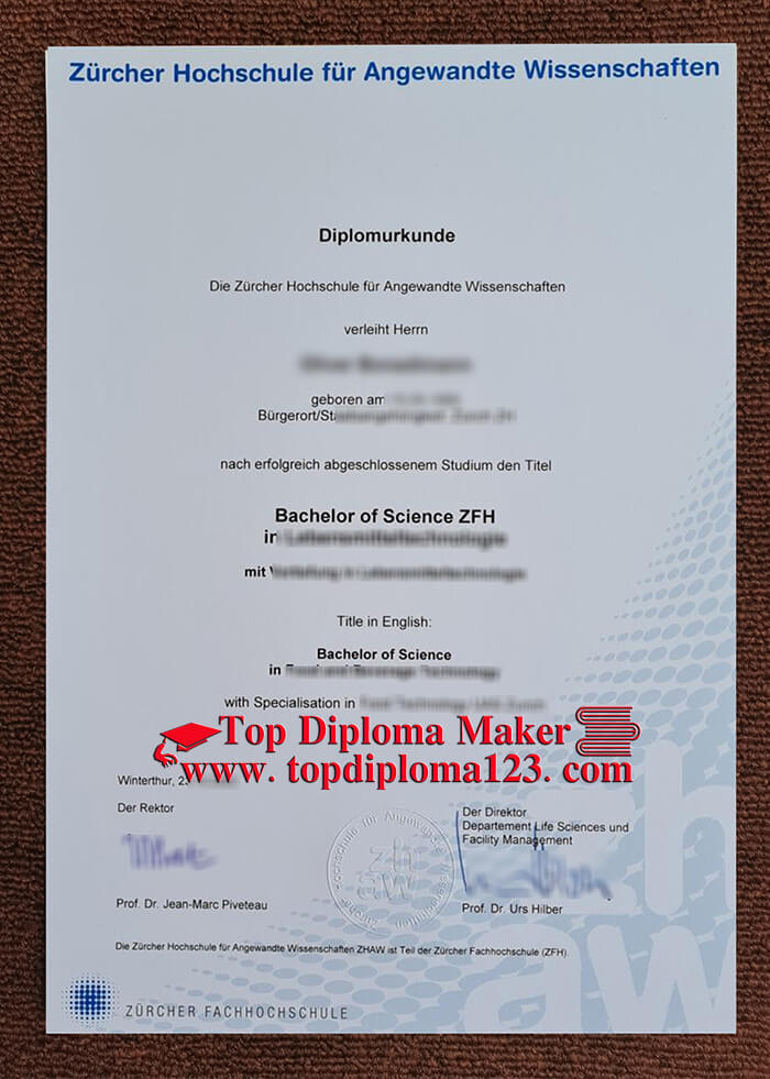 ZHAW Diploma