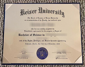 How to Create Keiser University Fake diploma? 