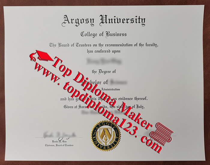 Argosy University diploma