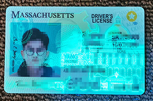 How to get a scanned fake Massachusetts driver's li