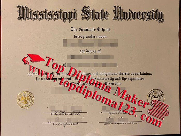 Mississippi State University diploma 