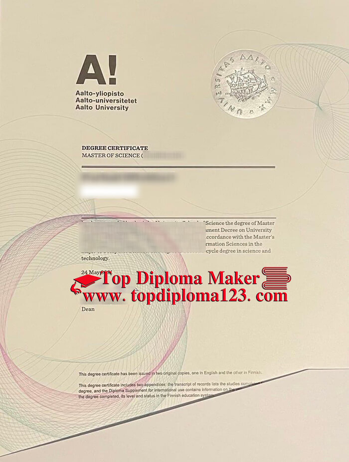 Aalto University Diploma