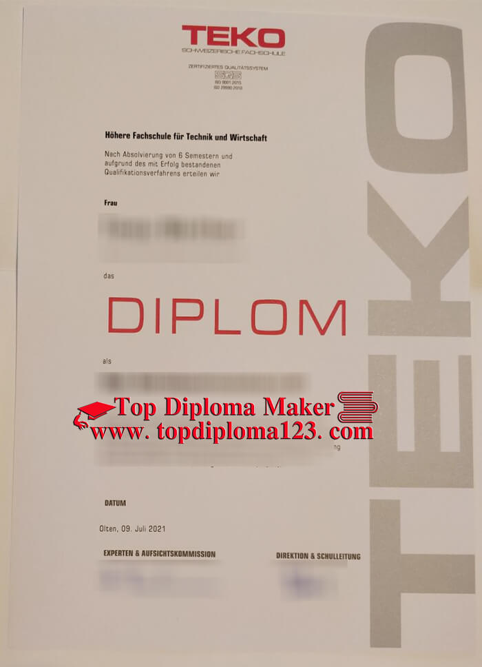 TEKO diploma