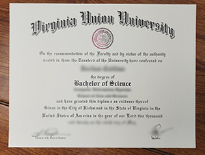 How to order a fake Virginia Union University (VUU)