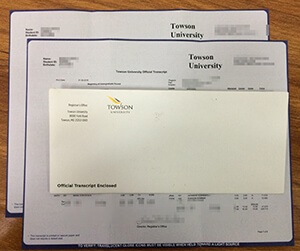 How much to buy a fake Towson University transcript