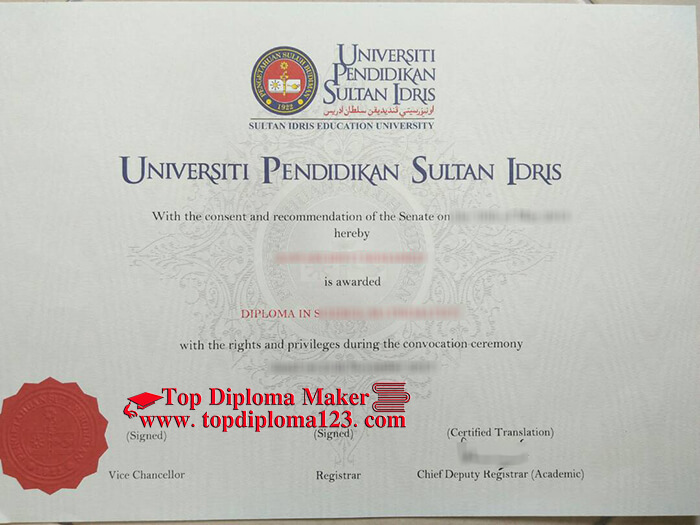 UPSI degree , UPSI diploma
