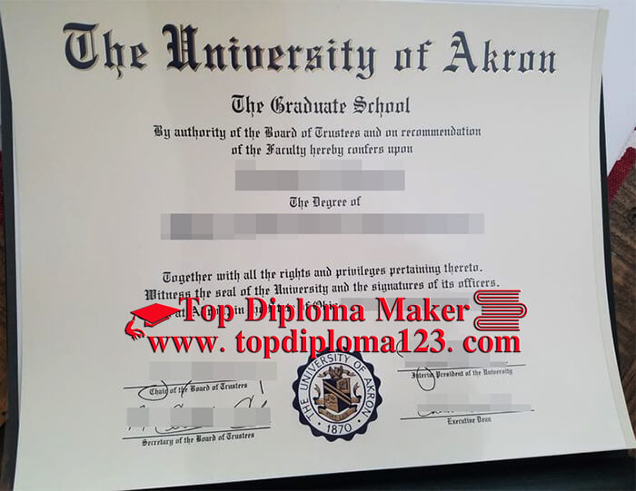 University of Akron degree