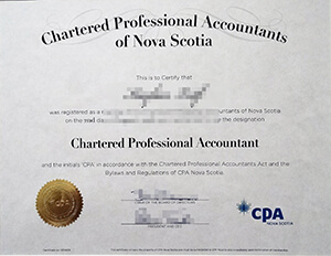 Fake CPA Nova Scotia certificate，How do I become 