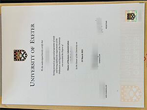 University of Exeter fake diploma in 2021, buy UK d