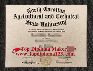 North Carolina A&T State University diploma sam