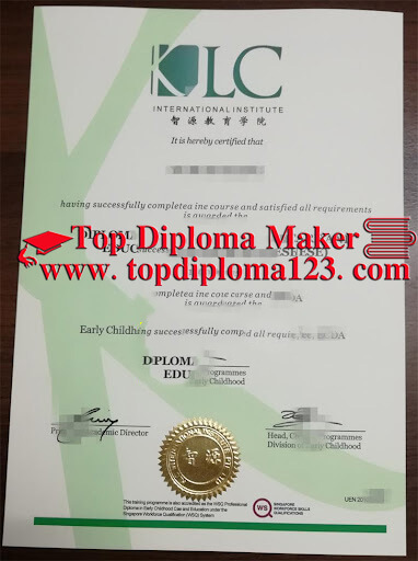 KLC School of Education diploma