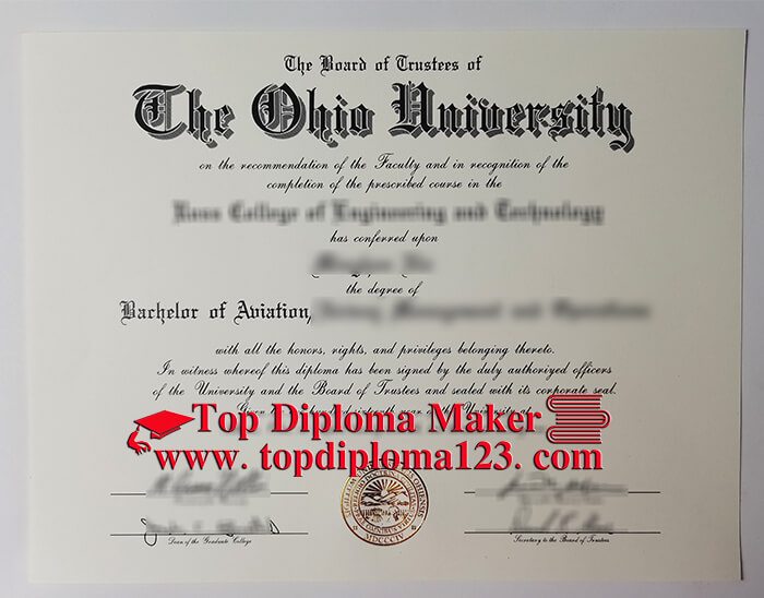 The Ohio University bachelor degree