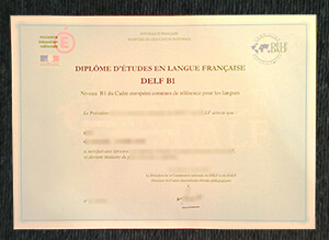 Buy French DELF B1 diploma certificate online