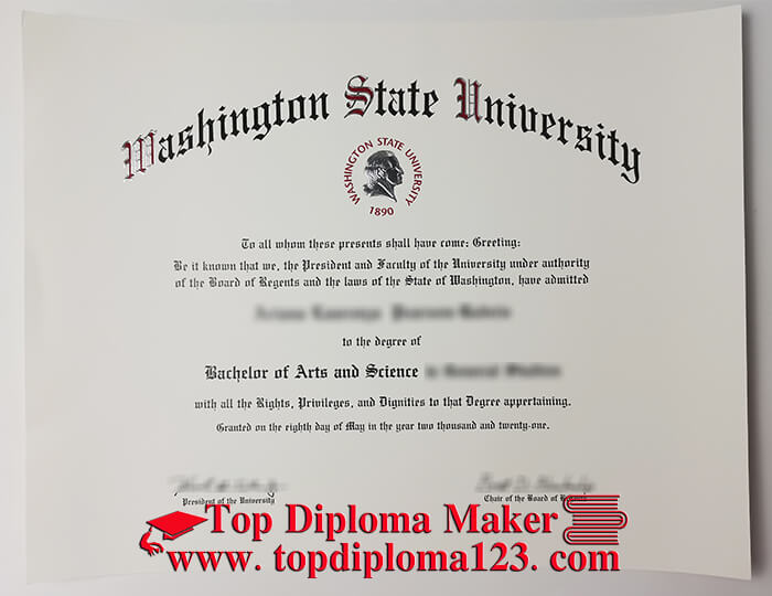 Washington State degree, WSU fake diploma, oWazzu diploma certificate
