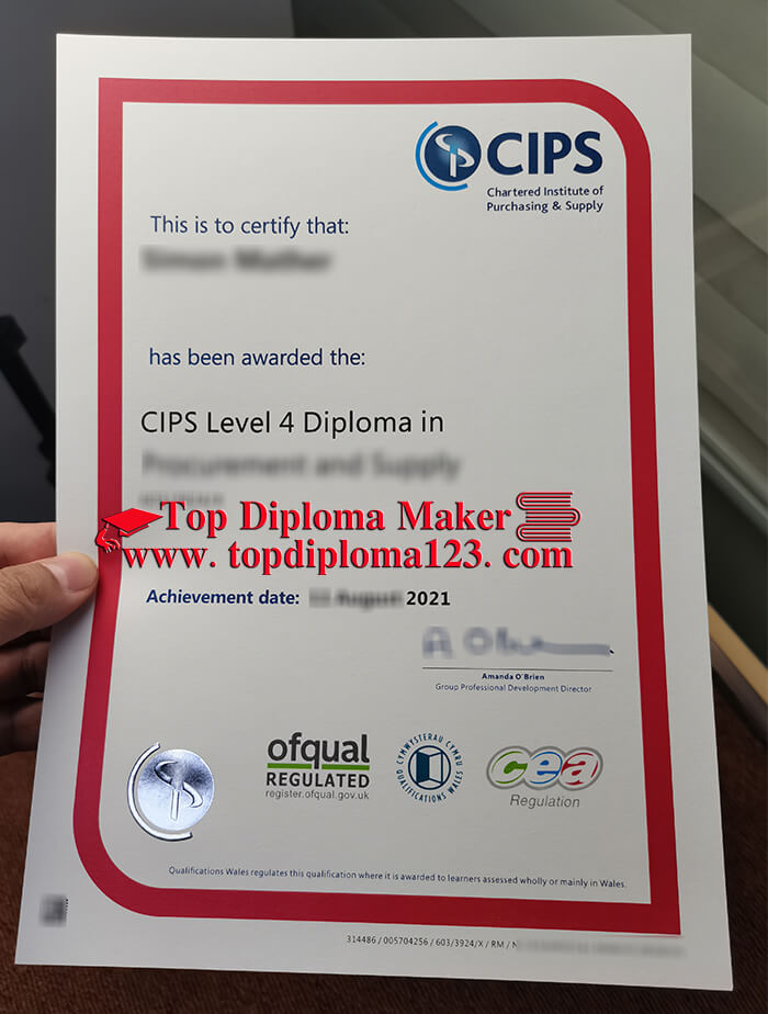 Phony CIPS Level 4 Diploma, buy UK diploma online