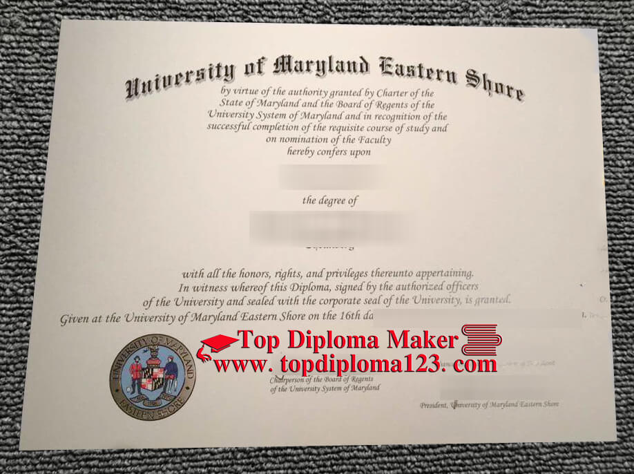  University of Maryland Eastern Shore diploma,UMES fake degree order  