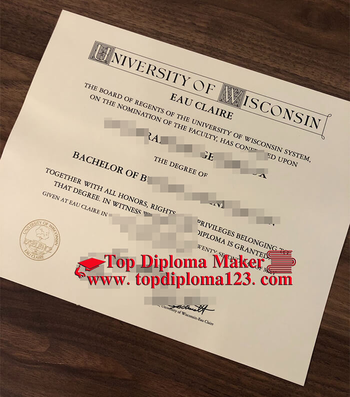 UWEC fake certificate