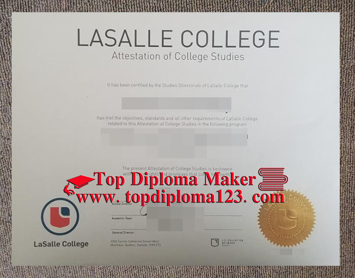 Lasalle College Fake Diploma 