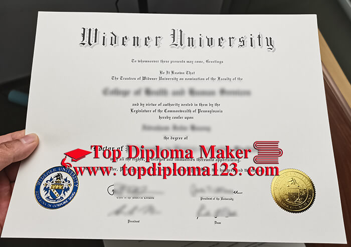 Fake  Widener University degree,  Widener University fake diploma 
