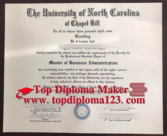 UNC fake diploma