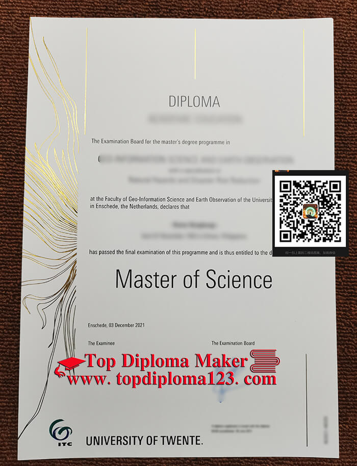 fake University of Twente diploma