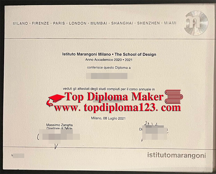 Istituto Marangoni Milano diploma