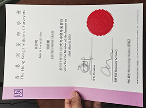 Buy Hong Kong Institute of Surveyors certificate, 香