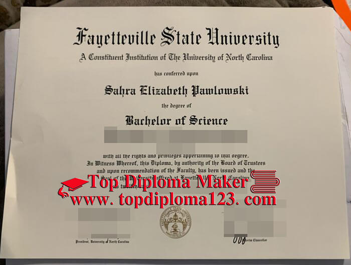 Fayetteville State University diploma