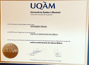 How long to get a Université du Québec à Montré
