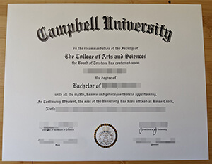 How to order a Campbell University phony diploma on