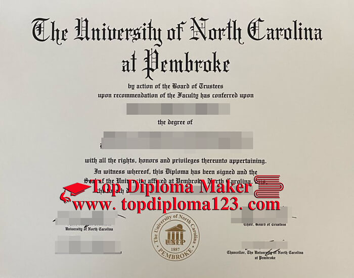 UNCP diploma