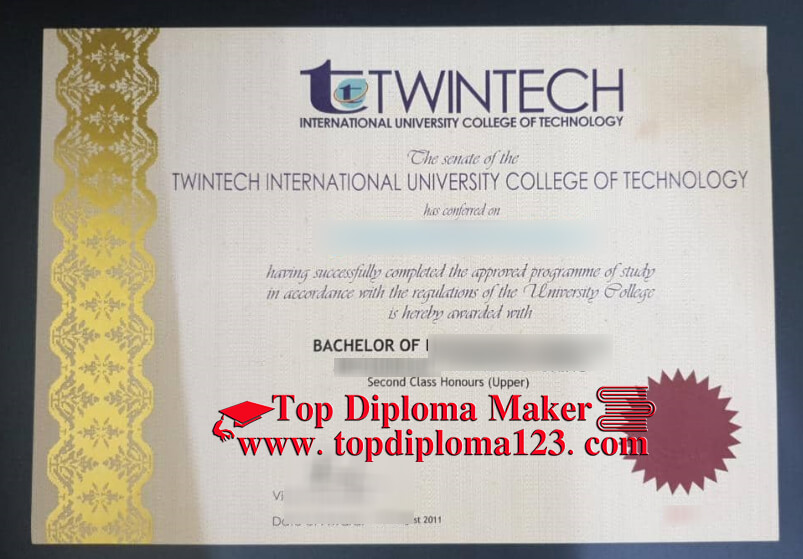 International University College of Technology Twintech diploma 