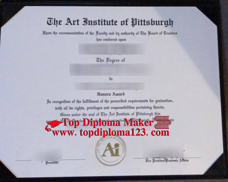  Art Institute Of Pittsburgh Fake Diploma