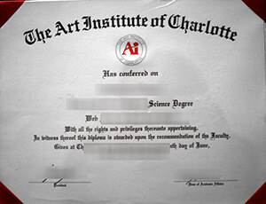 Buy Art Institute of Charlotte Fake Diploma: The Ul