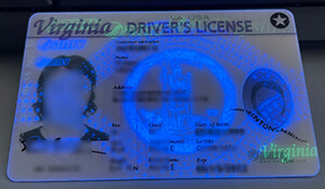 Order a Scannable Virginia Driver's License, USA Dr