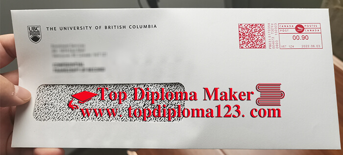  UBC Transcript Envelope