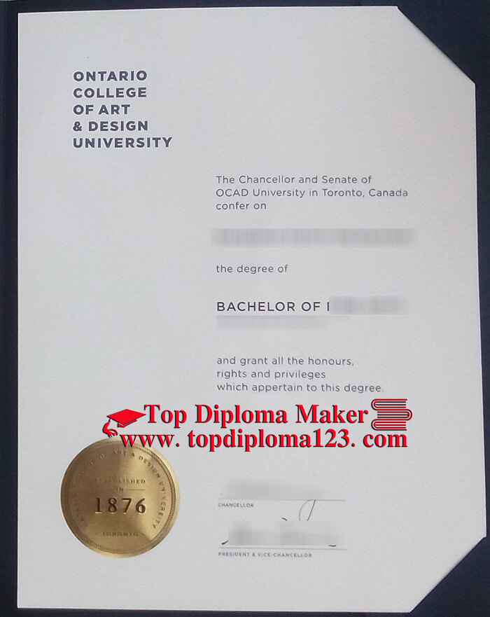 OCAD University diploma