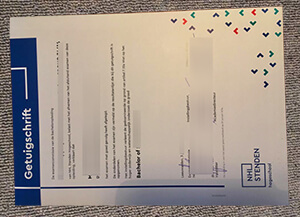 Purchase a NHL Hogeschool Getuigschrift in Netherla