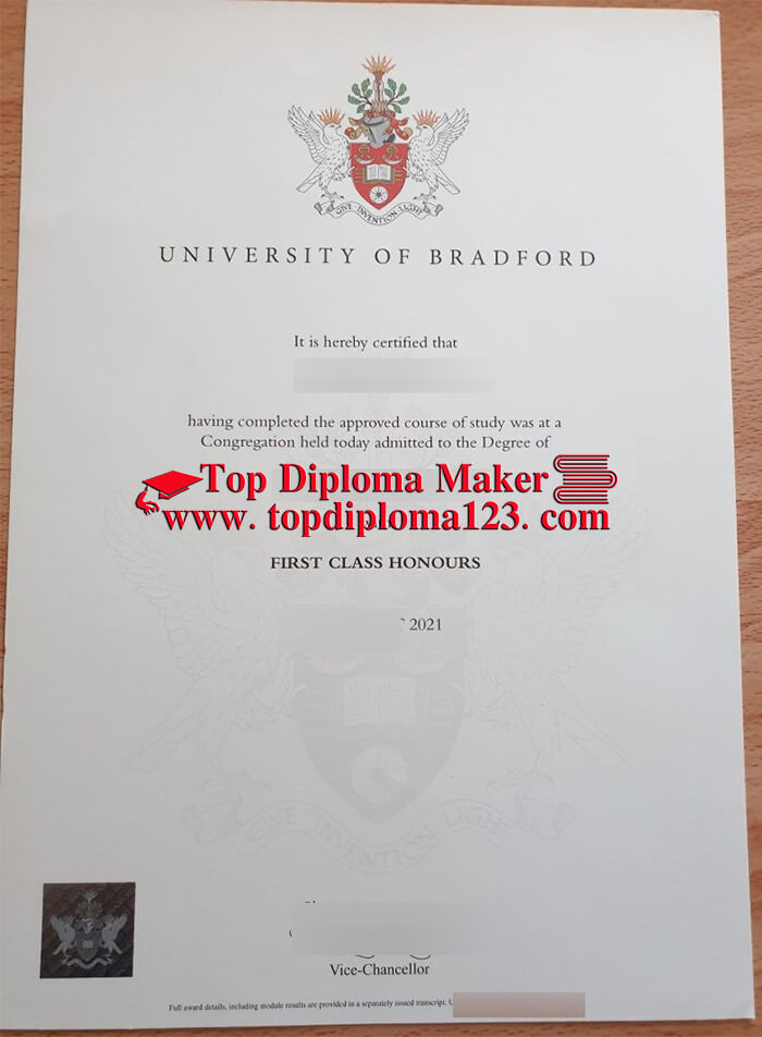 University of Bradford degree