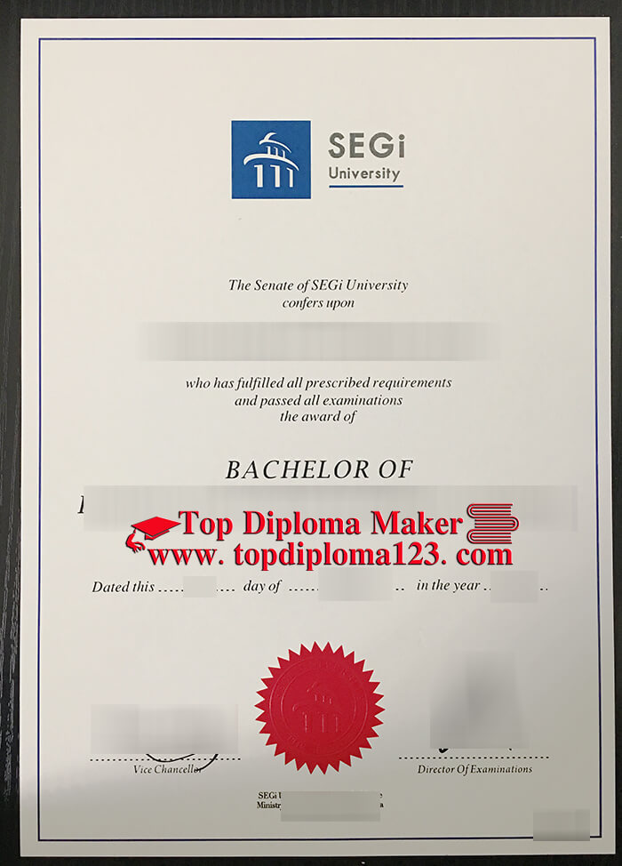  SEGi University degree