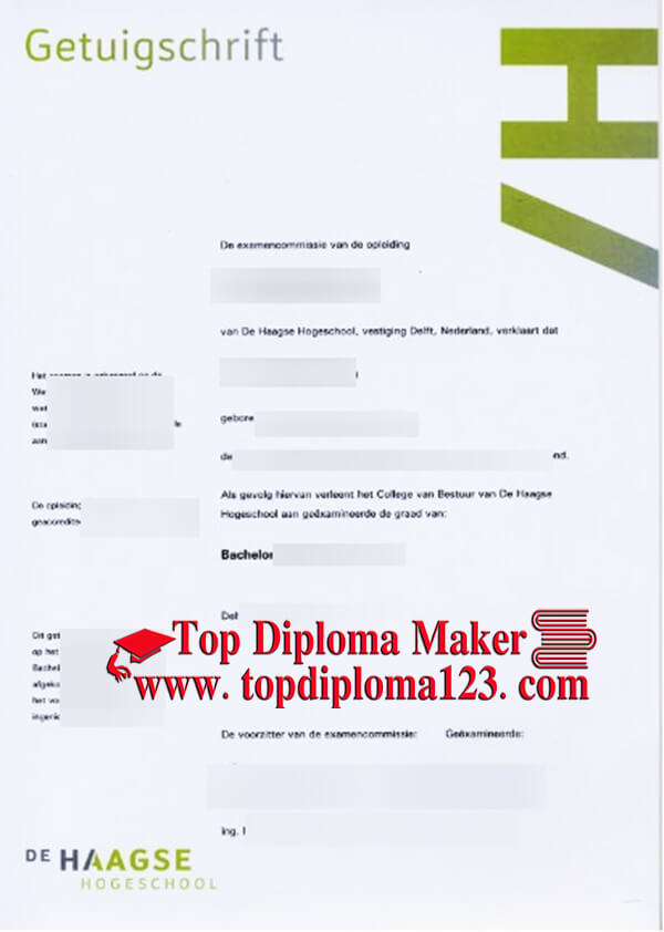 De Haagse Hogeschool fake diploma