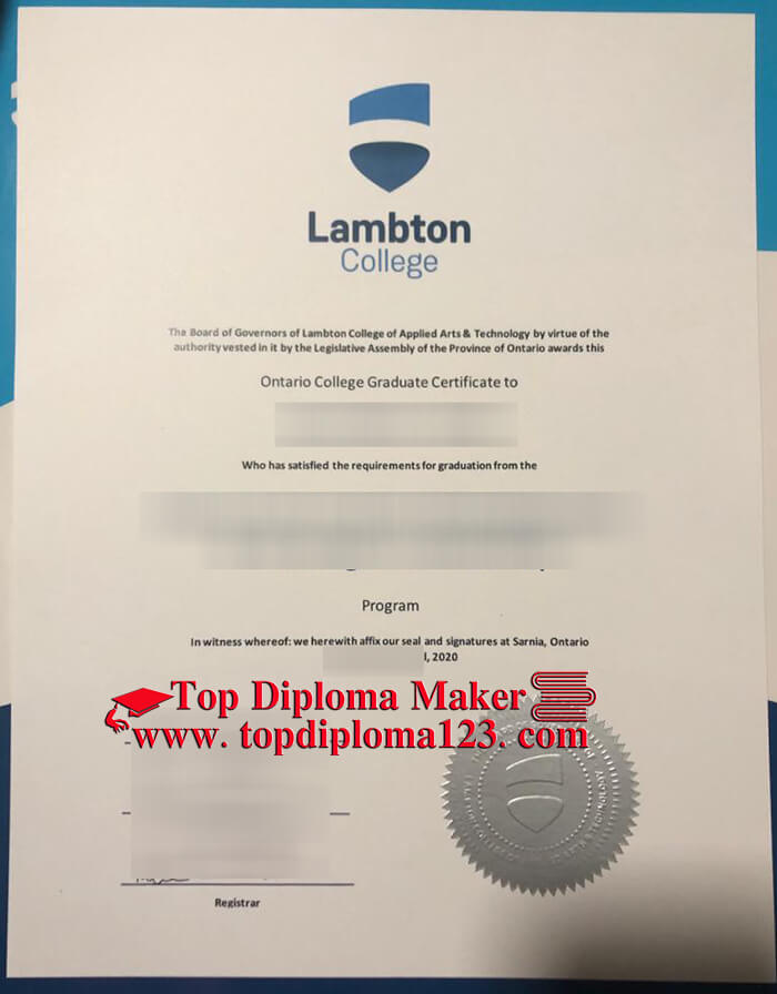  Lambton College Diploma