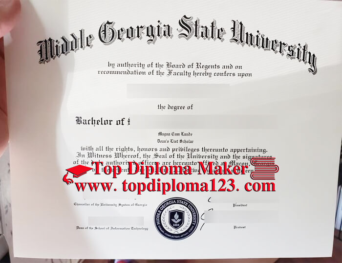 Middle Georgia State University Diploma