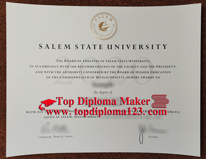  Salem State University Diploma