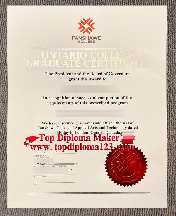 Fanshawe College diploma