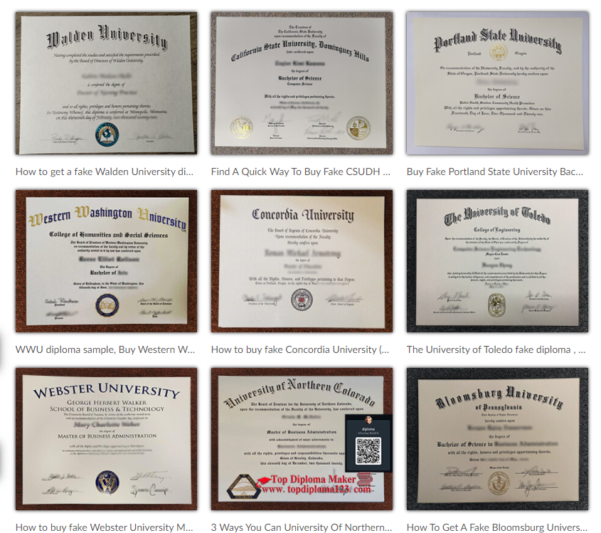 Fake USA diplomas