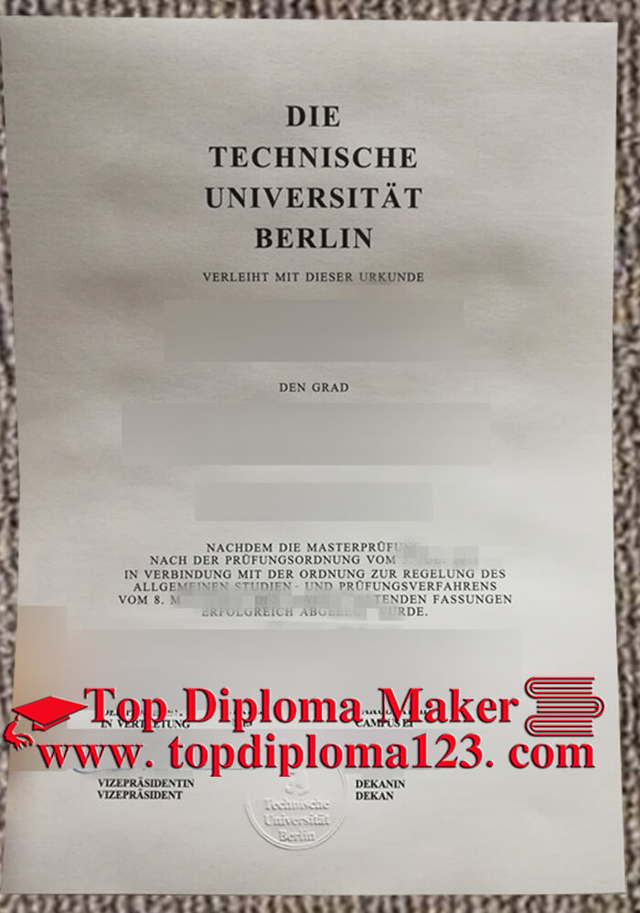  Technische Universität Berlin diploma