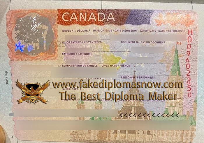  Canada visa new version