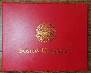 Getting a Boston University (BC) Diploma Cover Quic