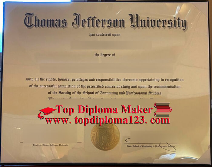 Thomas Jefferson University degree